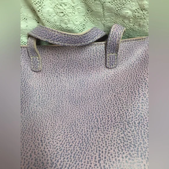 Portland Leather Goods Medium Crossbody Bag. Lilac - Picture 8 of 15